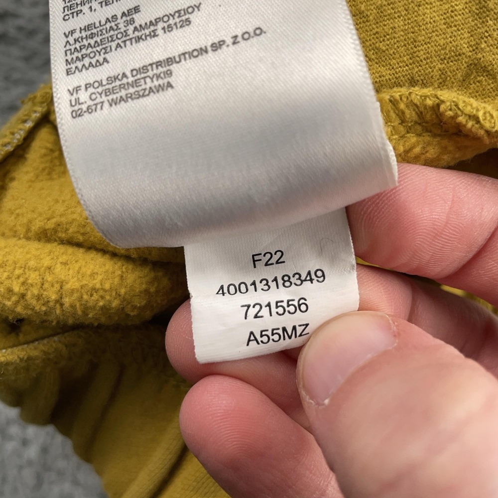 The North Face Shorts Womens Small Yellow Fleece Sweat Lounge Elastic Waist - Picture 9 of 10